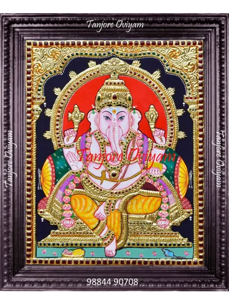 Ganesh Tanjore Painting
